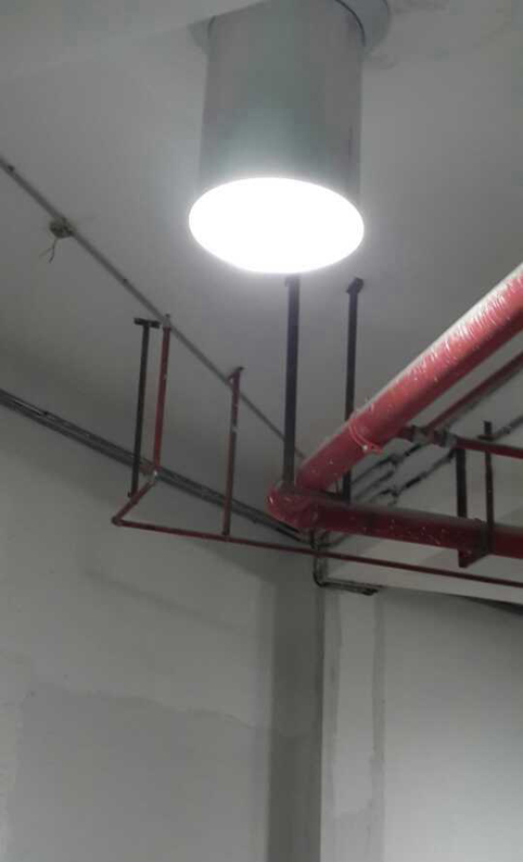 正能量光导照明系统室内应用实物图 正能量光导照明系统室内应用实物图