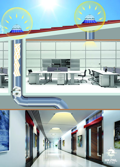 广东 正能量科技导光筒工作原理图 广东 正能量科技导光筒工作原理图