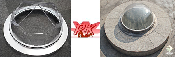 钻石形采光罩与半球形采光罩，各有所爱