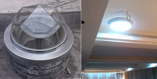 阳光照明别墅区地下室应用 阳光照明别墅区地下室应用