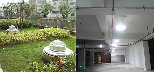 阳光照明应用车库案例 阳光照明应用车库案例