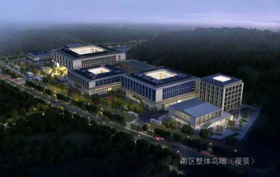 南方电网南区整体鸟瞰夜景图 南方电网南区整体鸟瞰夜景图